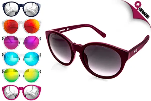 For QR195 Handle the Sun with AQS Daisy Sunglasses - Choose from 12 Stylish Designs! (QR1074 Value)
